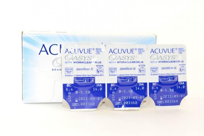 JOHNSON ACUVUE OASYS WITH HYDRACLEAR PLUS